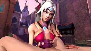 Lian, a scion's handjob
