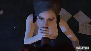 Claire Redfield blowjob