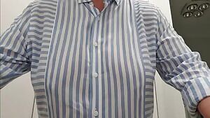 Not only a business shirt comfortable to wear, they also hide my Boobies a bit better 😉 xx 54yo  🇦🇺