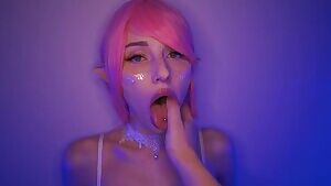 MyKinkyDope as a submissive elf
