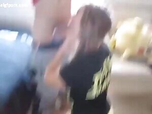 In Front of Boy Friend !