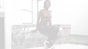 Jacuzzi Jerkoff - with Natassia Dreams