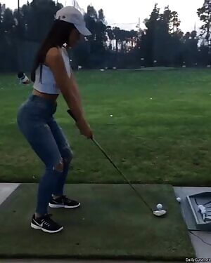 Golfing in Jeans