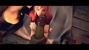 Honoka and Mila get stuffed