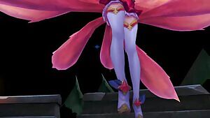 Star Guardian Ahri upskirt