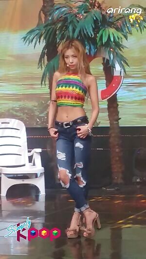 Wonder Girls - Yubin's tight body