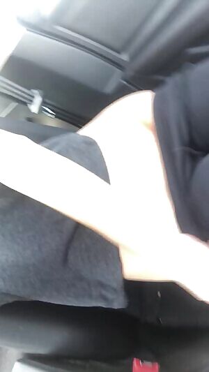 Showing off my 🐱 in the car