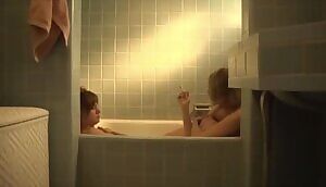 Brie Larson naked in the tub