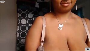 Massive Huge Boobs on Indian Woman