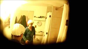 Getting in the shower