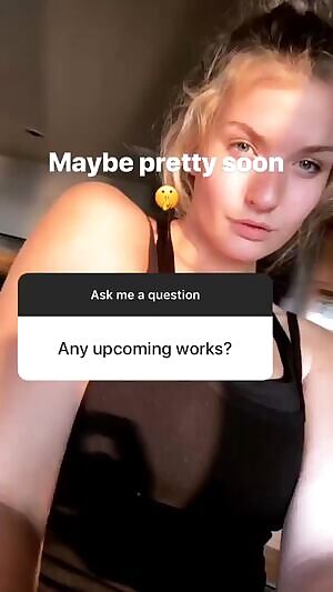 Instagram story question: 