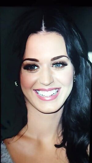 My goddess Katy Perry takes my HUGE LOAD OF CUM to her absolutely gorgeous face!!!!