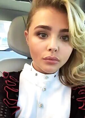 Chloe Grace Moretz's lips were made to suck cock
