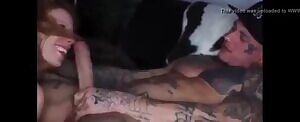 Girl Fucked In Homemade Sextape By Tattooed Man With Huge Cock