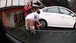 - Mitoma Um - Fat-Assed Horny Wife is a Bimbo in a Miniskirt!