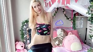 Love the little smack she gives herself