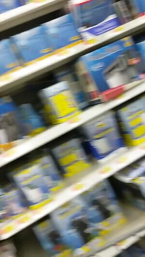 Just walking around Walmart with a huge load on her face. GIF by u/kinkykate21