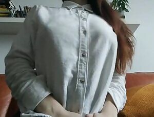 I'm a good girl because my shirt is buttoned all the way up, right? 😛😈