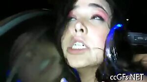 Nice public pounding