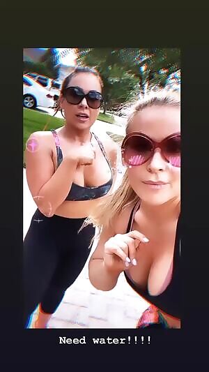 Jenni and Nattie both need a good titfucking