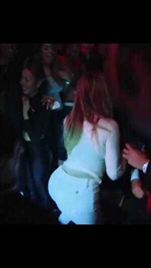 Khloe being an attention whore at the club shaking her big phat fake ass