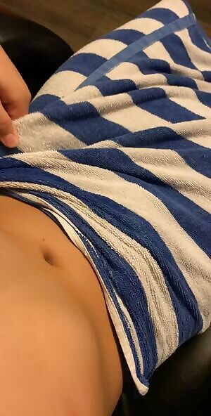 just out the shower