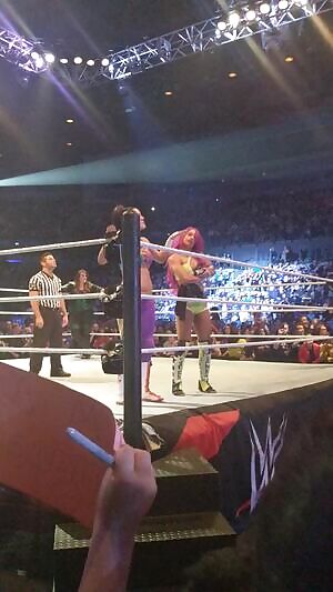 Sasha and Bayley dancing