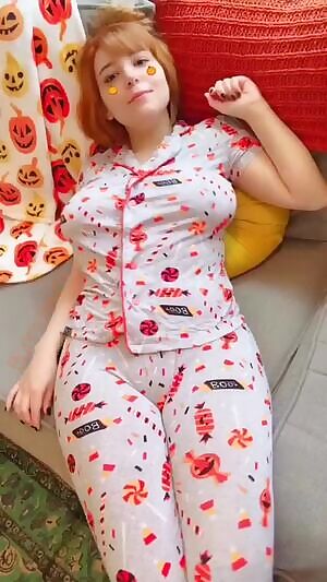 Bunny in pajamas