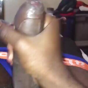 Uncut cumshot