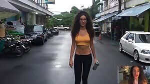 No bra girl