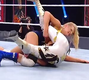 Lacey Evans ass jiggle... just imagine fuck that ass in this position...