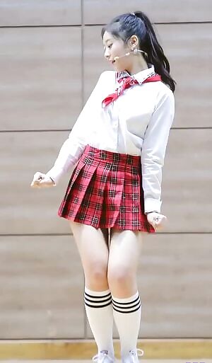 Another Cute Dance in Schoolgirl outfit