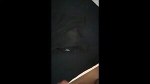 Just wanted to unload quick on my cum-shirt, ended up destroying the bed again