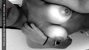 Wish you were touching me like this daddy 👅