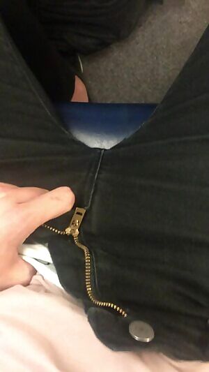 When the train is *mostly* empty, the cock comes out