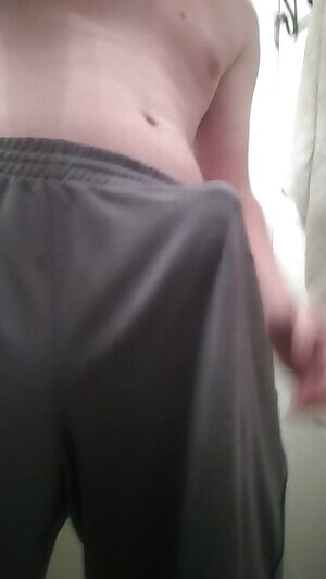 Whipping it out and stroking