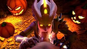 Dragon Symmetra Blowjob