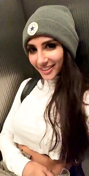Naughty in the elevator