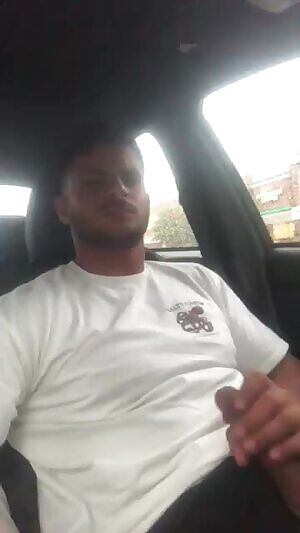 Jacking off in the car