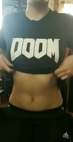 Very perky titty drop in slow motion with a little shake