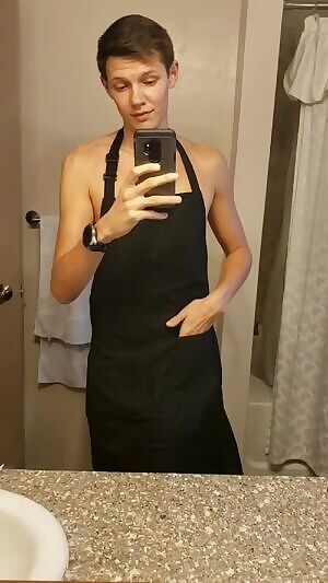 What's under my apron when I bake