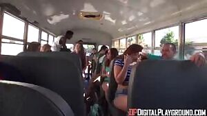 Horny Students Fuck In The School Bus Digital Playground