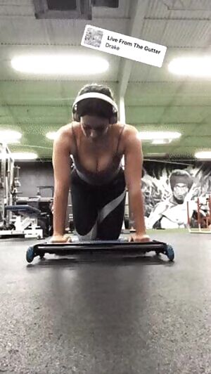 Lainie Fritz at the gym