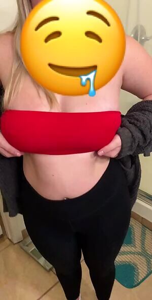 My sexy girlfriend dropping her perfect DDD’s in the middle of a crowded party