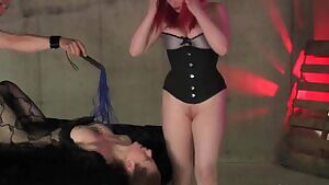 Putting her mouth to use