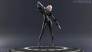 Bodysuit 2B Render