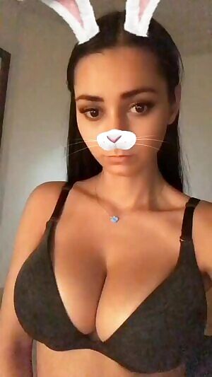 Cleavage w/ innocent Look