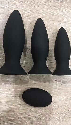 3 Pack Anal Plugs. Free for reviewers! DM jaywade8899@gmail.com or Kik:anan_9988