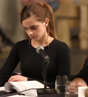 Imagine grabbing Emma Watson's ponytail & pumping her face until she's a complete mess