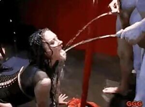 Fucking and pee shower